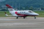 N42HS @ LSZG - At Grenchen - by sparrow9