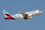 D-AGWF @ LMML - Airbus A319-132 reg D-AGWF of Eurowings on the climb, while departing from Malta. - by raymond