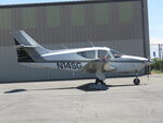 N14SG @ POC - Parked by a hanger - by Helicopterfriend