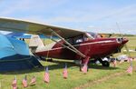 N97626 @ KOSH - Stinson 108 - by Mark Pasqualino