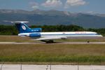 EW-85748 @ LSGG - Belavia Tu154M