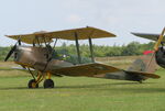 G-BTOG @ EGSV - Tiger Moth 1944 ready for the display at Old Buckenham Airshow 2025