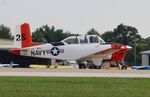 N3434B @ KOSH - Beech T-34B - by Mark Pasqualino