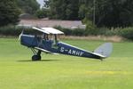 G-AHMF @ EGTH - G-AMHF 1940 DH82A Tiger Moth DH60 Centenary Fly In Old Warden - by PhilR