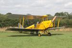 G-ANEM @ EGTH - G-ANEM 1940 DH82A Tiger Moth DH60 Centenary Fly In Old Warden - by PhilR