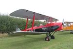 G-AOET @ EGTH - G-AOET 1942 DH82A Tiger Moth DH60 Centenary Fly In Old Warden - by PhilR