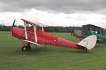 G-APLU @ EGTH - G-APLU 1941 DH82A Tiger Moth DH60 Centenary Fly In Old Warden - by PhilR