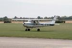 G-BFMK @ EGSU - G-BFMK 1978 Reims Cessna FA152 Duxford - by PhilR