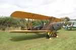 G-AZGZ @ EGTH - NM181 (G-AZGZ) 1944 DH82A Tiger Moth DH60 Centenary Fly In Old Warden  - by PhilR