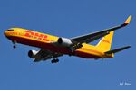 G-DHLM @ EBBR - Landing at Brussels Airport. - by Sam Pets