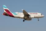 D-AGWO @ LMML - Airbus A319-132 reg D-AGWO of Eurowings on final approach for RW31 Malta. - by raymond