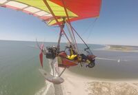N5165E - Fun Machine. Engine rebuilt by certified Rotax tech 2023. Still flying her as much as I can. Love it. - by GoPro selfie