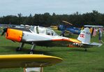 OY-ALD @ EDOI - De Havilland Canada DHC-1 Chipmunk 22 at Bienenfarm airfield during the 2025 Quax Bücker-Treffen (Bücker-Meeting) and Vintage Aerobatic World Championships