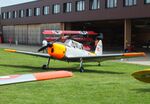OY-ALD @ EDOI - De Havilland Canada DHC-1 Chipmunk 22 at Bienenfarm airfield during the 2025 Quax Bücker-Treffen (Bücker-Meeting) and Vintage Aerobatic World Championships