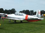 F-AZQQ @ EDOI - Pilatus P3-05 at Bienenfarm airfield during the 2025 Quax Bücker-Treffen (Bücker-Meeting) and Vintage Aerobatic World Championships
