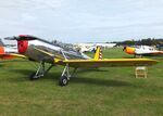 N46502 @ EDOI - Ryan ST3KR (PT-22 Recruit, with inline engine) at Bienenfarm airfield during the 2025 Quax Bücker-Treffen (Bücker-Meeting) and Vintage Aerobatic World Championships
