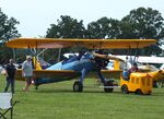 N178MD @ EDOI - Boeing (Stearman) B75N1 at Bienenfarm airfield during the 2025 Quax Bücker-Treffen (Bücker-Meeting) and Vintage Aerobatic World Championships