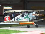 D-EPAX @ EDOI - CASA 1.133C (spanish license built Bücker Bü 133 Jungmeister) at Bienenfarm airfield during the 2025 Quax Bücker-Treffen (Bücker-Meeting) and Vintage Aerobatic World Championships