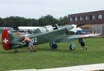 D-EGAW @ EDOI - Pilatus P2-06 at Bienenfarm airfield during the 2025 Quax Bücker-Treffen (Bücker-Meeting) and Vintage Aerobatic World Championships - by Ingo Warnecke