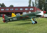D-EGAW @ EDOI - Pilatus P2-06 at Bienenfarm airfield during the 2025 Quax Bücker-Treffen (Bücker-Meeting) and Vintage Aerobatic World Championships - by Ingo Warnecke