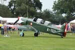 D-EGAW @ EDOI - Pilatus P2-06 at Bienenfarm airfield during the 2025 Quax Bücker-Treffen (Bücker-Meeting) and Vintage Aerobatic World Championships - by Ingo Warnecke