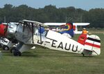 D-EAUU @ EDOI - Bücker (Doflug) Bü 133C Jungmeister at Bienenfarm airfield during the 2025 Quax Bücker-Treffen (Bücker-Meeting) and Vintage Aerobatic World Championships - by Ingo Warnecke