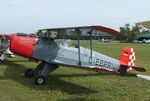 D-EBPP @ EDOI - CASA 1.131E (E3B) (spanish license built Bücker Bü 131 Jungmann) at Bienenfarm airfield during the 2025 Quax Bücker-Treffen (Bücker-Meeting) and Vintage Aerobatic World Championships - by Ingo Warnecke