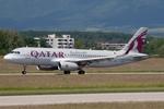 A7-AHW @ LSGG - Qatar Airways A320 - by Andy Graf