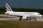 F-GUGK @ LSGG - Air France A318