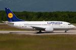 D-ABIF @ LSGG - Lufthansa 737-500 - by Andy Graf