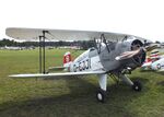D-EJJI @ EDOI - Bücker Bü 133C Jungmeister (rebuilt by Bitz) at Bienenfarm airfield during the 2025 Quax Bücker-Treffen (Bücker-Meeting) and Vintage Aerobatic World Championships - by Ingo Warnecke