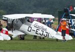 D-EJJI @ EDOI - Bücker Bü 133C Jungmeister (rebuilt by Bitz) at Bienenfarm airfield during the 2025 Quax Bücker-Treffen (Bücker-Meeting) and Vintage Aerobatic World Championships - by Ingo Warnecke