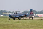 N4002F @ KOSH - Beech T-34A - by Mark Pasqualino