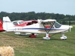 D-MXIB @ EDOI - Comco Ikarus C42C Cyclone at Bienenfarm airfield during the 2025 Quax Bücker-Treffen (Bücker-Meeting) and Vintage Aerobatic World Championships