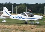 D-MZHF @ EDOI - Evektor EV-97 Eurostar SLW Sport at Bienenfarm airfield during the 2025 Quax Bücker-Treffen (Bücker-Meeting) and Vintage Aerobatic World Championships