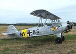 D-ENAY @ EDOI - Focke-Wulf Fw 44J Stieglitz at Bienenfarm airfield during the 2025 Quax Bücker-Treffen (Bücker-Meeting) and Vintage Aerobatic World Championships - by Ingo Warnecke