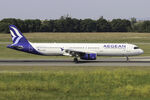 SX-DNG @ LOWW - Aegean Airlines A321 - by Andreas Ranner