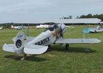 D-MTEX @ EDOI - Platzer Kiebitz B13 at Bienenfarm airfield during the 2025 Quax Bücker-Treffen (Bücker-Meeting) and Vintage Aerobatic World Championships