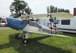 D-MMWO @ EDOI - Funk (Podesva) FK 131 Jungmann (Bü 131A with Walter Mikron III C engine) at Bienenfarm airfield during the 2025 Quax Bücker-Treffen (Bücker-Meeting) and Vintage Aerobatic World Championships