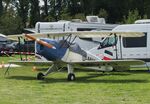 D-MMWO @ EDOI - Funk (Podesva) FK 131 Jungmann (Bü 131A with Walter Mikron III C engine) at Bienenfarm airfield during the 2025 Quax Bücker-Treffen (Bücker-Meeting) and Vintage Aerobatic World Championships