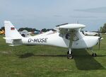 D-MOSE @ EDOI - B & F Technik FK-9 Mark IV at Bienenfarm airfield during the 2025 Quax Bücker-Treffen (Bücker-Meeting) and Vintage Aerobatic World Championships