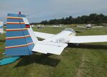 D-KMRH @ EDOI - Scheibe SF-25C Rotax-Falke at Bienenfarm airfield during the 2025 Quax Bücker-Treffen (Bücker-Meeting) and Vintage Aerobatic World Championships - by Ingo Warnecke