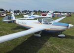 D-KMRH @ EDOI - Scheibe SF-25C Rotax-Falke at Bienenfarm airfield during the 2025 Quax Bücker-Treffen (Bücker-Meeting) and Vintage Aerobatic World Championships - by Ingo Warnecke