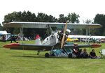D-MYCO @ EDOI - Flugtechnik Herringhausen Vagabund at Bienenfarm airfield during the 2025 Quax Bücker-Treffen (Bücker-Meeting) and Vintage Aerobatic World Championships