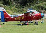 D-ETLI @ EDOI - SkyStar Kitfox 4-1200 Speedster at Bienenfarm airfield during the 2025 Quax Bücker-Treffen (Bücker-Meeting) and Vintage Aerobatic World Championships