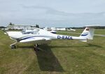 D-EADL @ EDOI - Diamond DV-20-100 Katana at Bienenfarm airfield during the 2025 Quax Bücker-Treffen (Bücker-Meeting) and Vintage Aerobatic World Championships