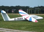 D-9689 @ EDOI - Pilatus B4-PC11 at Bienenfarm airfield during the 2025 Quax Bücker-Treffen (Bücker-Meeting) and Vintage Aerobatic World Championships