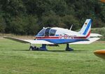 D-EFPQ @ EDOI - Robin DR.400-180 Regent at Bienenfarm airfield during the 2025 Quax Bücker-Treffen (Bücker-Meeting) and Vintage Aerobatic World Championships - by Ingo Warnecke