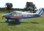 D-EFPQ @ EDOI - Robin DR.400-180 Regent at Bienenfarm airfield during the 2025 Quax Bücker-Treffen (Bücker-Meeting) and Vintage Aerobatic World Championships - by Ingo Warnecke