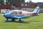 D-EFPQ @ EDOI - Robin DR.400-180 Regent at Bienenfarm airfield during the 2025 Quax Bücker-Treffen (Bücker-Meeting) and Vintage Aerobatic World Championships - by Ingo Warnecke